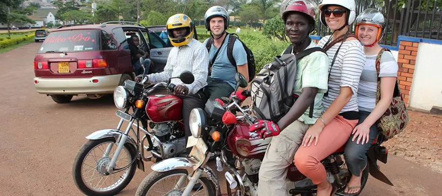 Explore Kampala on a thrilling Boda Boda tour with Usoke Explorers – East Africa's premier travel guides.